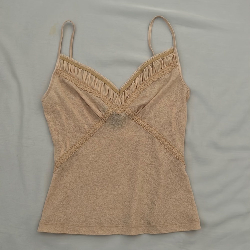 Vintage Express Cami Top with Lace Detailing